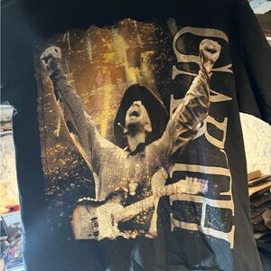 Garth Brooks 2007 Kansas City 9 Times Concert XL Vintage Black Anvil Country Tee